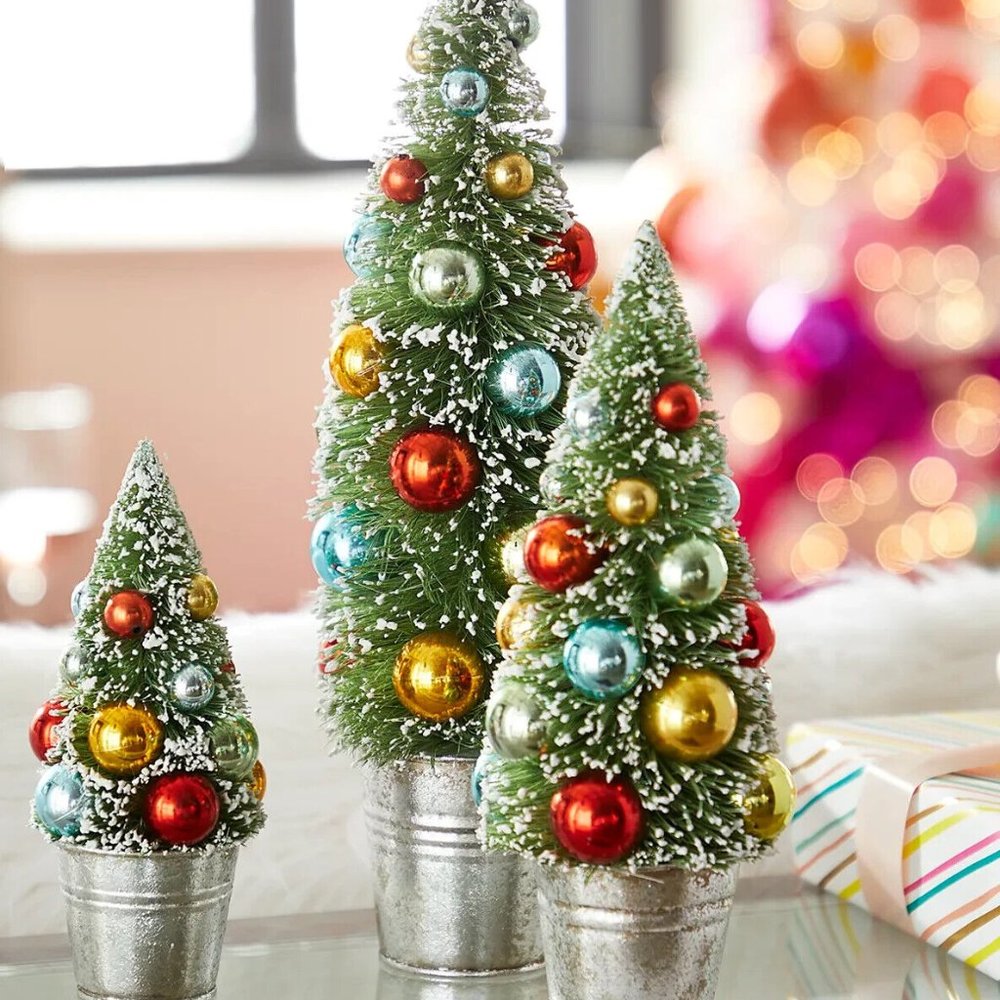 One Hundred 80 Degrees Sisal Trees, Set of 3